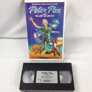 Peter Pan-30th Anniversary-Starring Mary Martin-1989-VHS Tape-Used